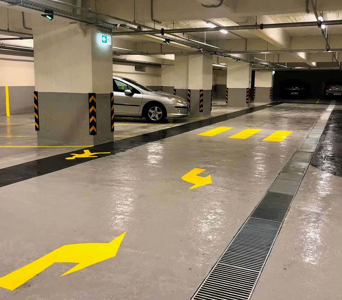 ERGOMATIC Ltd. Controlled parking area and traffic management Lidl